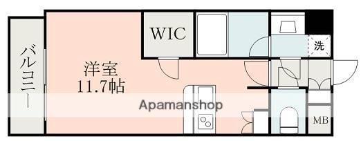 ソフィア九品寺(ワンルーム/3階)の間取り写真