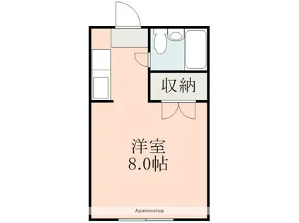 シャトレ46(ワンルーム/1階)の間取り写真