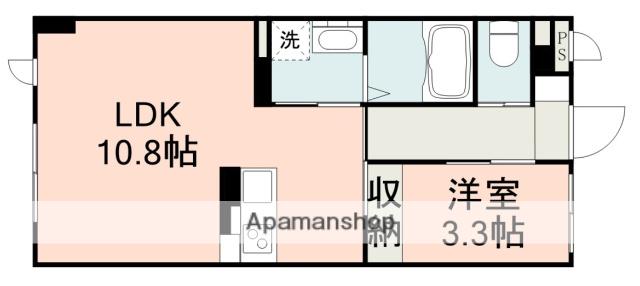 MAJOR光の森駅前(1LDK/4階)の間取り写真