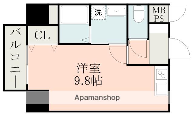 EDEN SUIZENJI STATION(ワンルーム/4階)の間取り写真