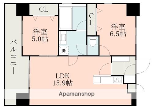 エル・セレーノ光の森レジデンス(2LDK/3階)の間取り写真