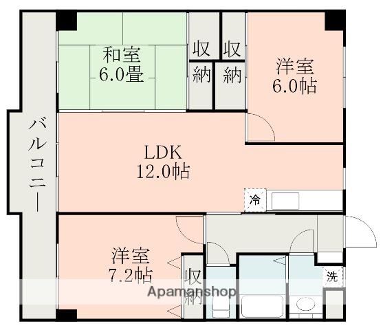 フォーユードリーム(3LDK/3階)の間取り写真