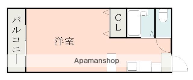 ベアーズビル(ワンルーム/3階)の間取り写真