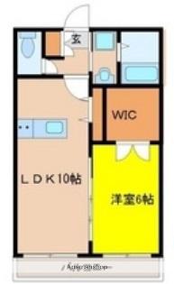 オンブラージュ白山(1LDK/3階)の間取り写真