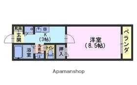 ロイヤルハイツ上熊本(1K/4階)の間取り写真