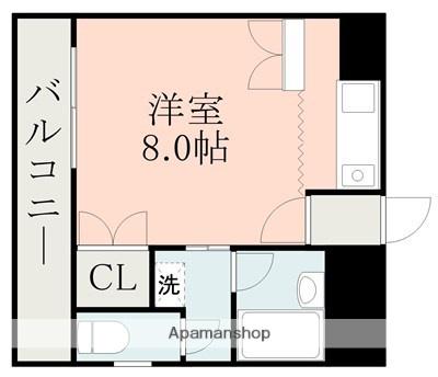 グレースマンション(1K/3階)の間取り写真