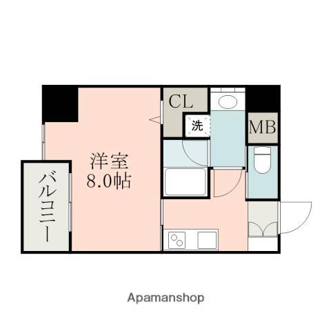 LA TOUR KASUGA(1K/7階)の間取り写真