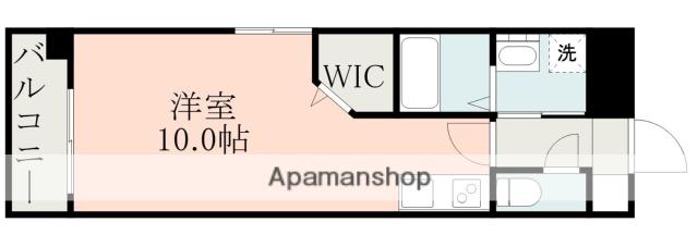 エレイネ近見(ワンルーム/4階)の間取り写真
