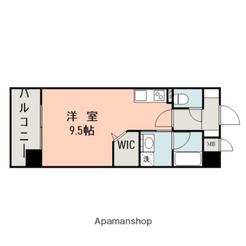 サムティ慶徳レジデンスⅡ(ワンルーム/3階)の間取り写真