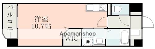 WING田崎(ワンルーム/5階)の間取り写真