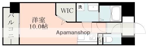 S-RESIDENCE熊本駅前(ワンルーム/5階)の間取り写真