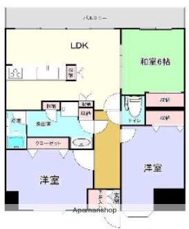 コンフォート・エム(3LDK/2階)の間取り写真