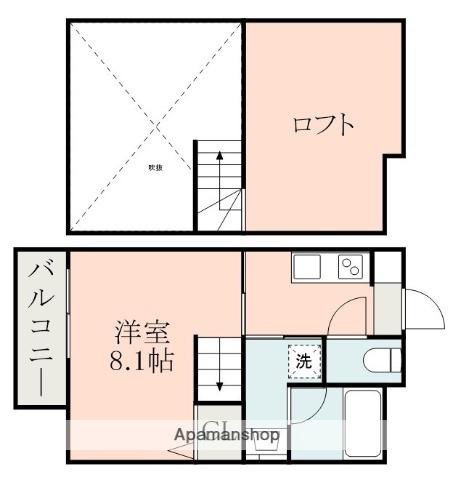 LIFE月出Ⅰ(1K/3階)の間取り写真