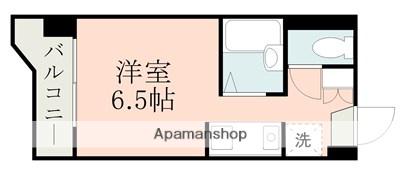 ルフェール熊本通町(ワンルーム/4階)の間取り写真