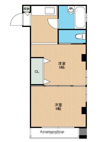 サンリッチ16(2K/3階)の間取り写真