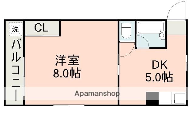 メゾンドロアンヌ(1DK/3階)の間取り写真