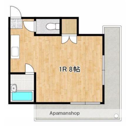 ロフティ薬園町(ワンルーム/4階)の間取り写真