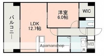 L-フィネス(1LDK/4階)の間取り写真