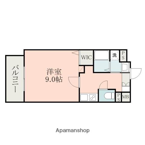 J PLACE(1K/6階)の間取り写真