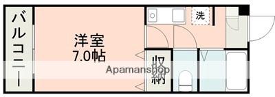エクシブサンロード(1K/2階)の間取り写真