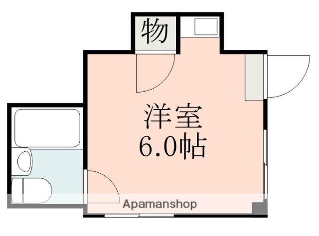 ひまわりマンションⅦ(ワンルーム/1階)の間取り写真