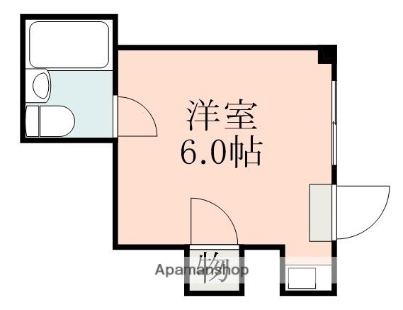ひまわりマンションⅦ(ワンルーム/2階)の間取り写真