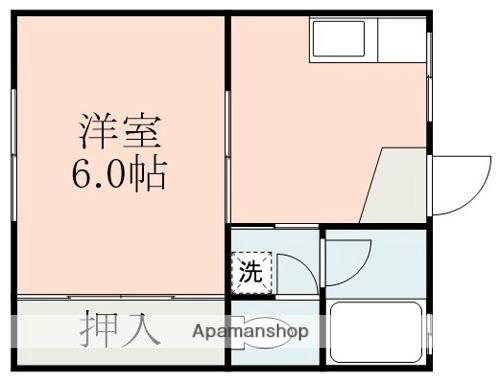 生田ガーデンハイツ(1K/3階)の間取り写真