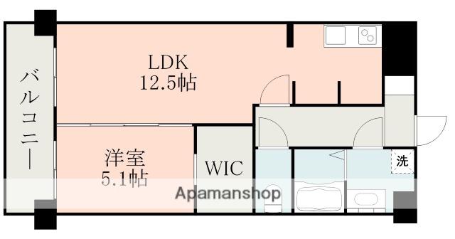 LOU PREMIE(1LDK/9階)の間取り写真