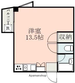 リバーサイドルミカ(ワンルーム/6階)の間取り写真