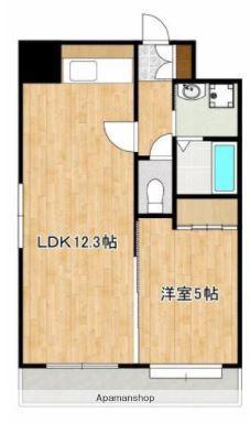 アーバングランデ本荘(1LDK/7階)の間取り写真