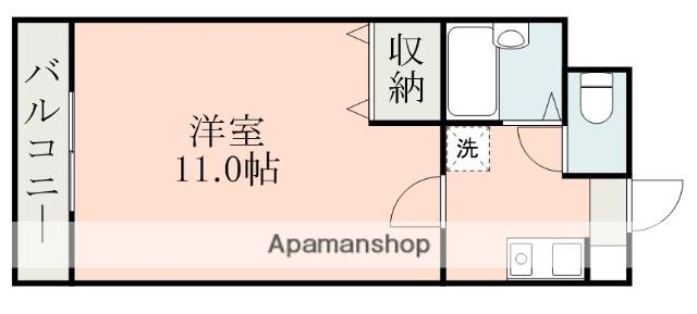 セントラル・レジデンス(1K/1階)の間取り写真