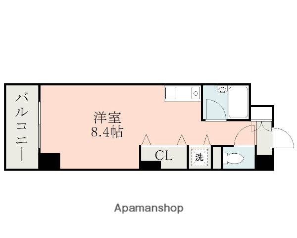 MRRくまもとRESIDENCE(ワンルーム/10階)の間取り写真