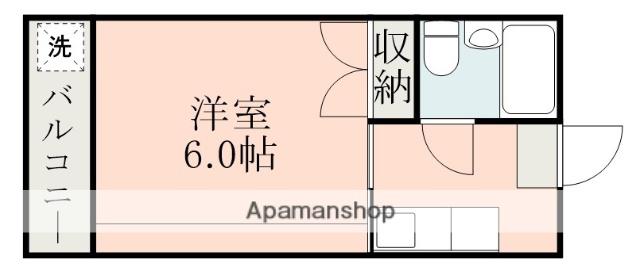 M・S九品寺(1K/3階)の間取り写真