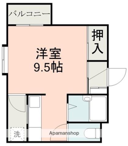 セントポーリア88(ワンルーム/2階)の間取り写真
