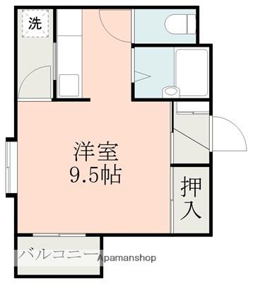 セントポーリア88(ワンルーム/2階)の間取り写真