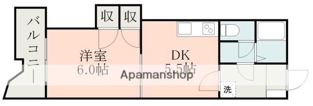 コートハイムPAL(1DK/5階)の間取り写真