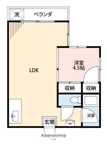 メゾンアリタ(1LDK/6階)の間取り写真