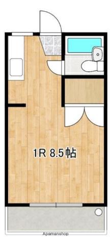 エクシード大江(ワンルーム/1階)の間取り写真