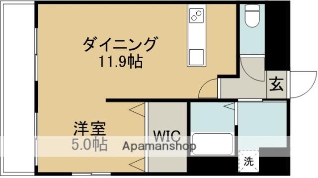 PARK WAILEA(1LDK/5階)の間取り写真