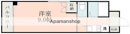 エースコーポ(1K/4階)の間取り写真