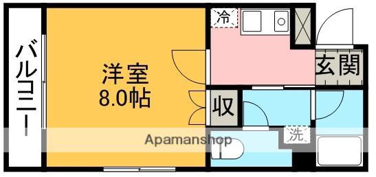 グレースマンション(1K/3階)の間取り写真