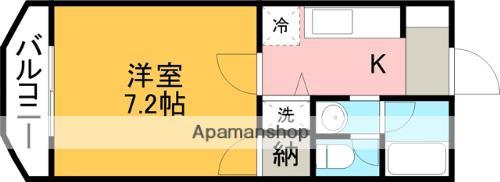 ラフォーレ27番館(1K/3階)の間取り写真