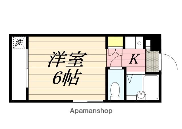 プレアール新外(1K/3階)の間取り写真