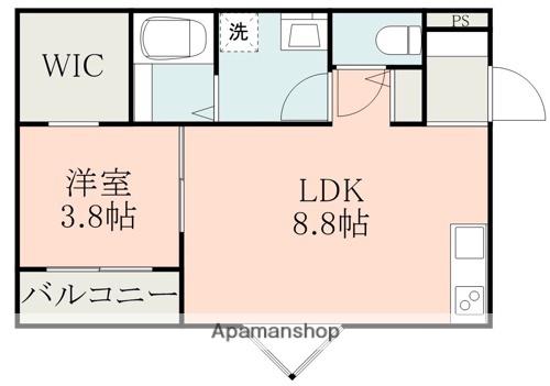 ブエナカーサ大津(1LDK/2階)の間取り写真