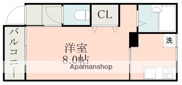 カレッジヒルズNC(1K/1階)の間取り写真
