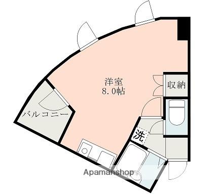 クロノス18三軒町(ワンルーム/7階)の間取り写真