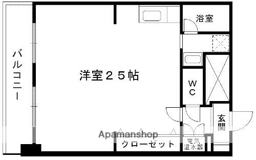 桜町センタービル(ワンルーム/3階)の間取り写真