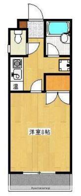 フォルム水前寺南(1K/1階)の間取り写真