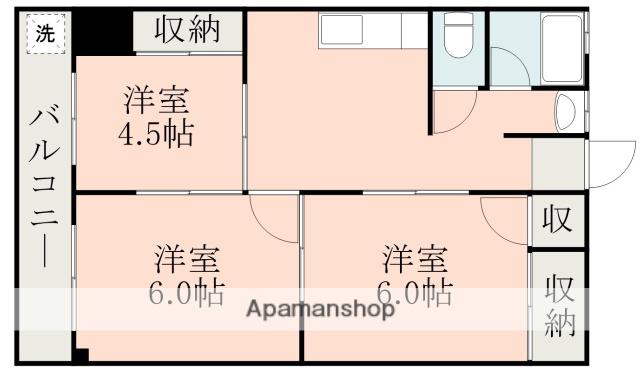 レジデンス井島(3K/3階)の間取り写真