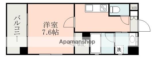 CASA DE PIANO(1K/5階)の間取り写真